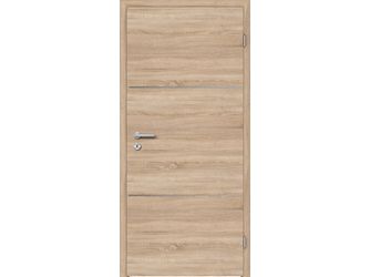 Schallschutztür CPL T-Eiche RY-531-DQ Spezial-/Kombinationseinlage KK3 SSK2 Beanspruchungsgruppe S mit Bodendichtung "FUNKTION"