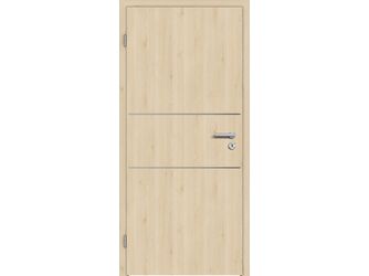 Schallschutztür CPL T-Oak Creme RY-533-DA Spezial-/Kombinationseinlage KK3 SSK2 Beanspruchungsgruppe S mit Bodendichtung "FUNKTION"