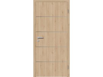 Schallschutztür CPL T-Oak Nature RY-551-DA Spezial-/Kombinationseinlage KK3 SSK2 Beanspruchungsgruppe S mit Bodendichtung "FUNKTION"