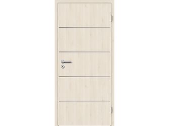 Schallschutztür CPL T-Oak White RY-551-DA Spezial-/Kombinationseinlage KK3 SSK2 mit Bodendichtung "FUNKTION"