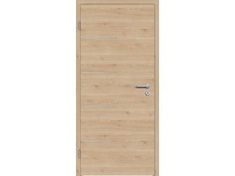 Schallschutztür CPL T-Oak Nature RY-554-DQ Spezial-/Kombinationseinlage KK3 SSK2 Beanspruchungsgruppe S mit Bodendichtung "FUNKTION"