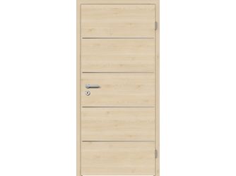 Schallschutztür CPL T-Oak Creme RY-551-DQ Spezial-/Kombinationseinlage KK2 SSK2 mit Bodendichtung "FUNKTION"