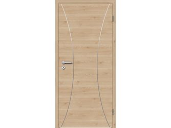 Schallschutztür CPL T-Oak Nature RY-535-DQ Spezial-/Kombinationseinlage KK2 SSK2 Beanspruchungsgruppe S "FUNKTION"