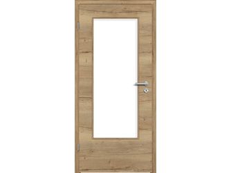 Zimmertür CPL T-Eiche Altholz DQ DIN-LA Vollspan KK1 "STANDARD"