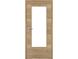 Zimmertür CPL T-Eiche Altholz DQ DIN-LA Vollspan KK1 "STANDARD"