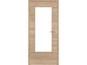 Zimmertür CPL T-Eiche DQ DIN-LA Vollspan KK1 "STANDARD"