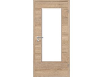 Zimmertür CPL T-Eiche DQ DIN-LA Vollspan KK1 "STANDARD"