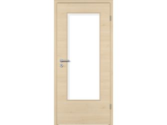 Zimmertür CPL T-Oak Creme DQ DIN-LA Vollspan KK1 "STANDARD"