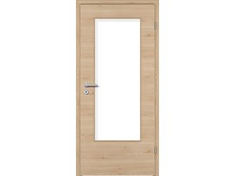 Zimmertür CPL T-Oak Nature DQ DIN-LA Vollspan KK1 "STANDARD"