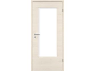 Zimmertür CPL T-Oak White DQ DIN-LA Vollspan KK1 "STANDARD"