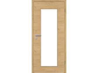Zimmertür CPL T-Eiche astig DQ LA1 Vollspan KK1 "STANDARD"