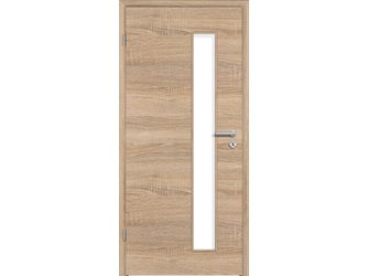 Zimmertür CPL T-Eiche DQ LA2-S Vollspan KK1 "STANDARD"