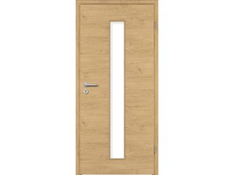 Zimmertür CPL T-Eiche astig DQ LA2 Vollspan KK1 "STANDARD"