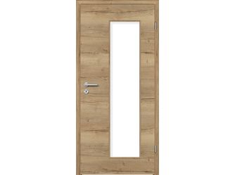 Zimmertür CPL T-Eiche Altholz DQ LA3-B Vollspan KK1 "STANDARD"