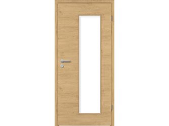 Zimmertür CPL T-Eiche astig DQ LA3-B Vollspan KK1 "STANDARD"