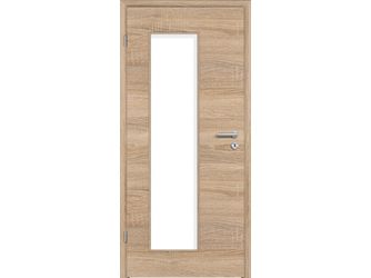 Zimmertür CPL T-Eiche DQ LA3-B Vollspan KK1 "STANDARD"
