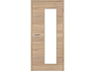 Zimmertür CPL T-Eiche DQ LA3-B Vollspan KK1 "STANDARD"