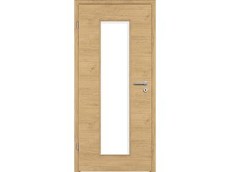 Zimmertür CPL T-Eiche astig DQ LA3 Vollspan KK1 "STANDARD"