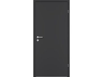 Zimmertür CPL Graphitgrau glatt Röhrenspan KK1 Beanspruchungsgruppe M "STANDARD"