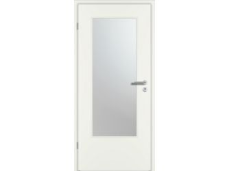 Zimmertür Weißlack ähnlich RAL 9010 glatt DIN-LA Float klar Vollspan KK1 "STANDARD"