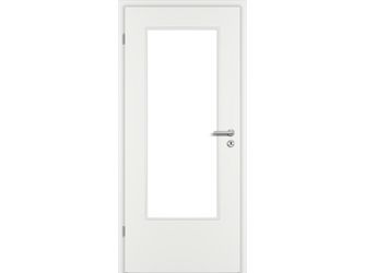 Zimmertür Weißlack ähnlich RAL 9016 glatt DIN-LA Vollspan KK1 "STANDARD"