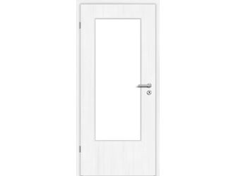Zimmertür CPL T-Pearlline glatt DIN-LA Vollspan KK1 "STANDARD"