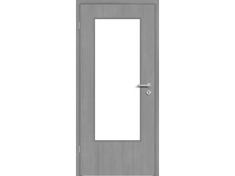 Zimmertür CPL T-Silvaline glatt DIN-LA Vollspan KK1 "STANDARD"