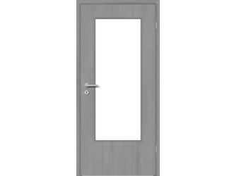 Zimmertür CPL T-Silvaline glatt DIN-LA Vollspan KK1 "STANDARD"
