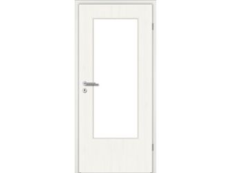 Zimmertür CPL T-Whiteline glatt DIN-LA Vollspan KK1 "STANDARD"