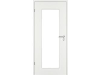 Zimmertür CPL Weißlack ähnlich RAL 9016 glatt LA1 Vollspan KK1 "STANDARD"
