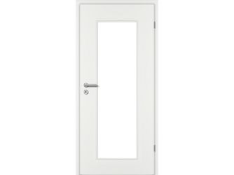 Zimmertür CPL Weißlack ähnlich RAL 9016 glatt LA1 Vollspan KK1 "STANDARD"