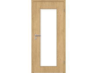 Zimmertür CPL T-Eiche astig glatt LA1 Vollspan KK1 "STANDARD"