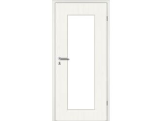 Zimmertür CPL T-Whiteline glatt LA1 Vollspan KK1 "STANDARD"