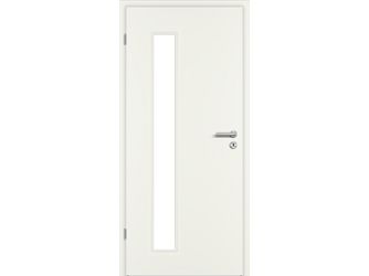 Zimmertür CPL Weißlack ähnlich RAL 9010 glatt LA2-B Vollspan KK1 "STANDARD"