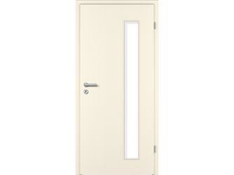 Zimmertür CPL Esche Weiß glatt LA2-B Vollspan KK1 "STANDARD"