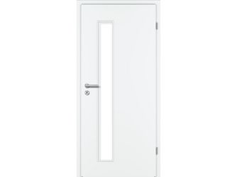 Zimmertür CPL Weißlack ähnlich RAL 9010 glatt LA2-S Vollspan KK1 "STANDARD"