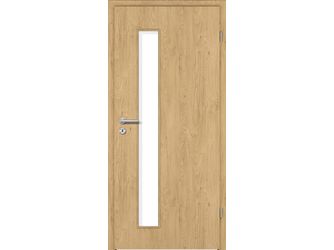 Zimmertür CPL T-Eiche astig glatt LA2-S Vollspan KK1 "STANDARD"