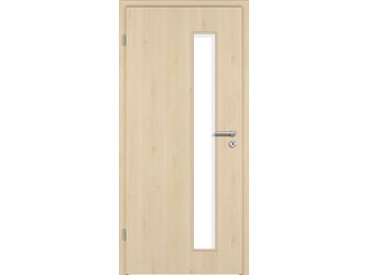 Zimmertür CPL T-Oak Creme glatt LA2-S Vollspan KK1 "STANDARD"