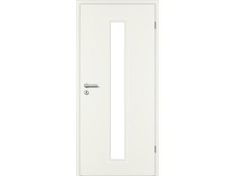 Zimmertür CPL Weißlack ähnlich RAL 9010 glatt LA2 Vollspan KK1 "STANDARD"