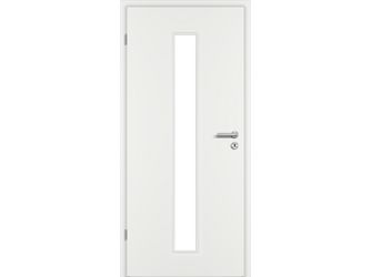 Zimmertür CPL Weißlack ähnlich RAL 9016 glatt LA2 Vollspan KK1 "STANDARD"