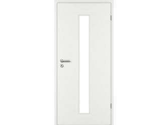 Zimmertür CPL Weißlack ähnlich RAL 9016 glatt LA2 Vollspan KK1 "STANDARD"