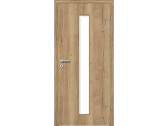 Zimmertür CPL T-Eiche Altholz glatt LA2 Vollspan KK1 "STANDARD"