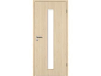 Zimmertür CPL T-Oak Creme glatt LA2 Vollspan KK1 "STANDARD"