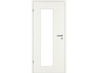 Zimmertür CPL Weißlack ähnlich RAL 9010 glatt LA3-B Vollspan KK1 "STANDARD"