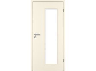 Zimmertür CPL Esche Weiß glatt LA3-B Vollspan KK1 "STANDARD"