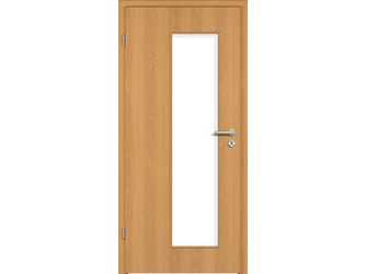 Zimmertür CPL Eiche glatt LA3-S Vollspan KK1 "STANDARD" Zimmertür CPL Eiche glatt LA3-S Vollspan KK1 "STANDARD"