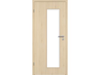 Zimmertür CPL T-Oak Creme glatt LA3-S Vollspan KK1 "STANDARD"