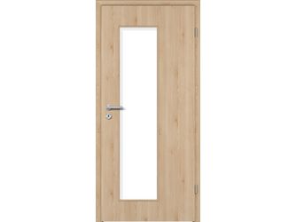 Zimmertür CPL T-Oak Nature glatt LA3-S Vollspan KK1 "STANDARD"