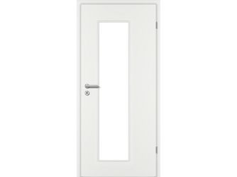 Zimmertür Weißlack ähnlich RAL 9016 glatt LA3-S Vollspan KK1 "STANDARD"