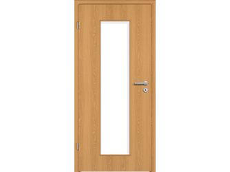 Zimmertür CPL Eiche glatt LA3 Vollspan KK1 "STANDARD"